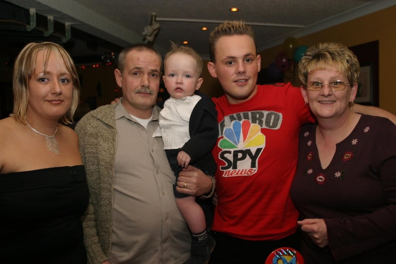 Party celebrations back in 2004: Barry Shields.