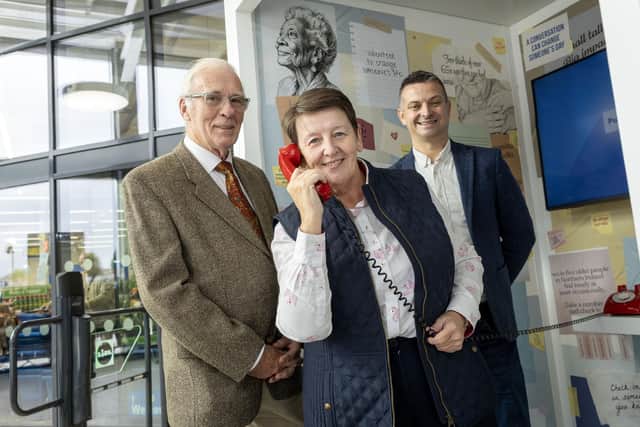 The phone installation will be at the Derry Lidl store on Buncrana Road on Monday.