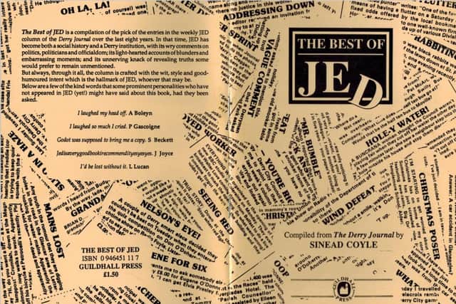 In 1992, Guildhall Press published the official JED book, though the column continued for many years after.