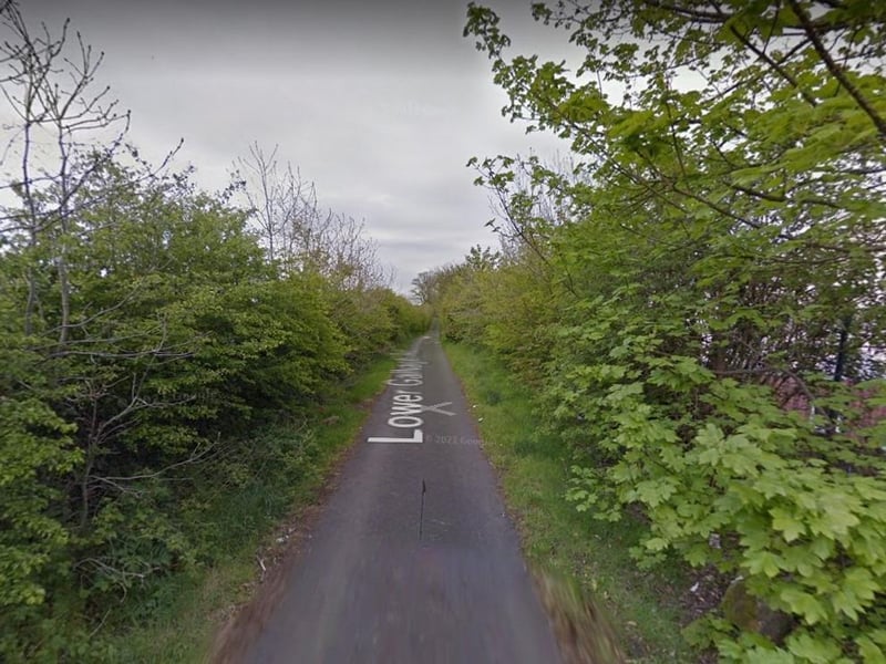 Lower Galliagh Road (Bóthar Bhaile na gCailleach Íochtarach). Galliagh is a shortened form of Ballynagalliagh/Baile na gCailleach. The land was formed for the support of a convent.