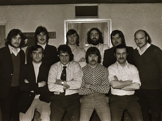 Local men pictured back in February 1975.