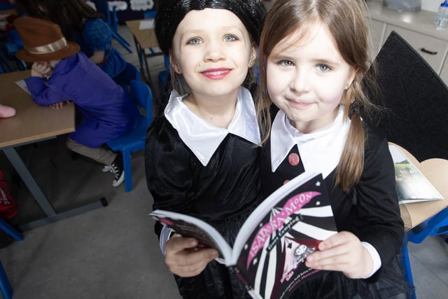 Steelstown Primary 2 pupils Thora and Ellie love reading with their favourite being Isadora Moon.