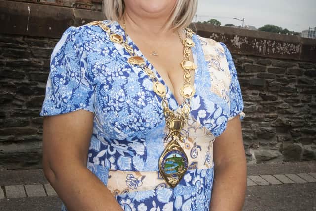 The New Mayor of Derry City and Strabane District Council, Sandra Duffy. (Photo: Jim McCafferty Photography)
