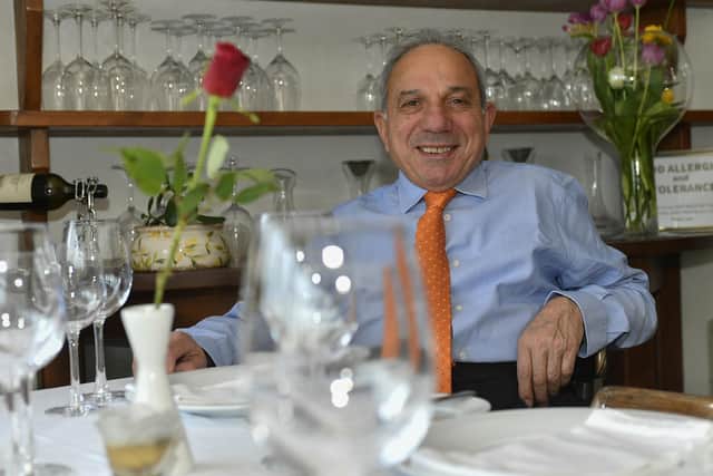 Claudio Antowucci proprietor of La Sosta Restaurant in Carlisle Road. Photo: George Sweeney