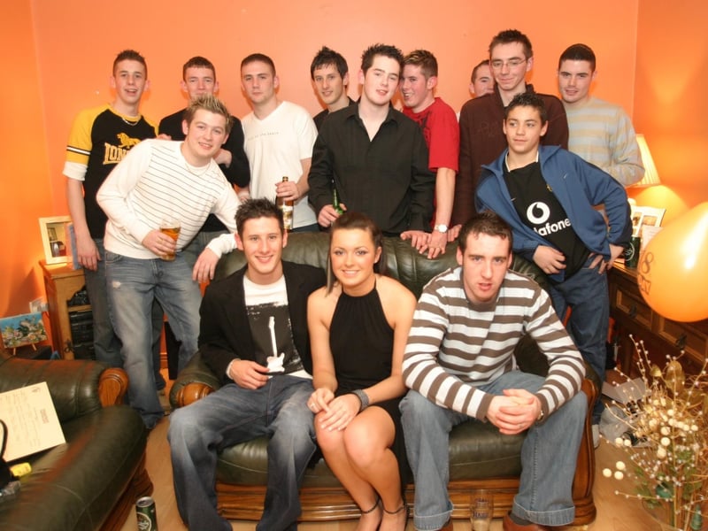Celebrations back in 2004: Amy Crossan.