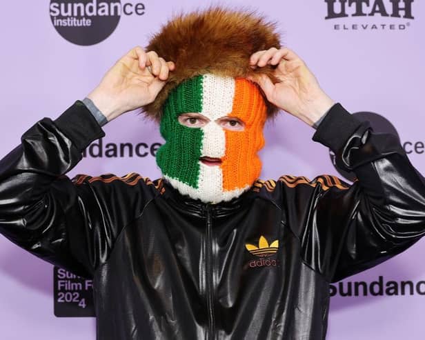 PARK CITY, UTAH - JANUARY 18: DJ Próvaí attends the "Kneecap" Premiere during the 2024 Sundance Film Festival at Prospector Square Theatre on January 18, 2024 in Park City, Utah. (Photo by Michael Loccisano/Getty Images)