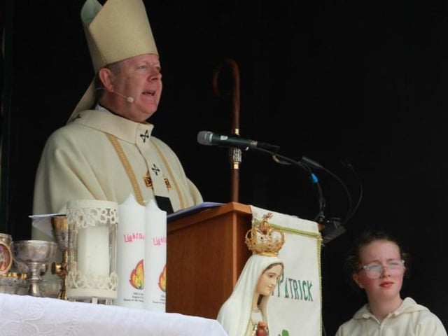 Archbishop Eamon Martin at Slane.
