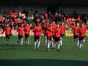 Derry City go marching on after a third straight victory last Monday night. Photo: George Sweeney.  DER2320GS – 44