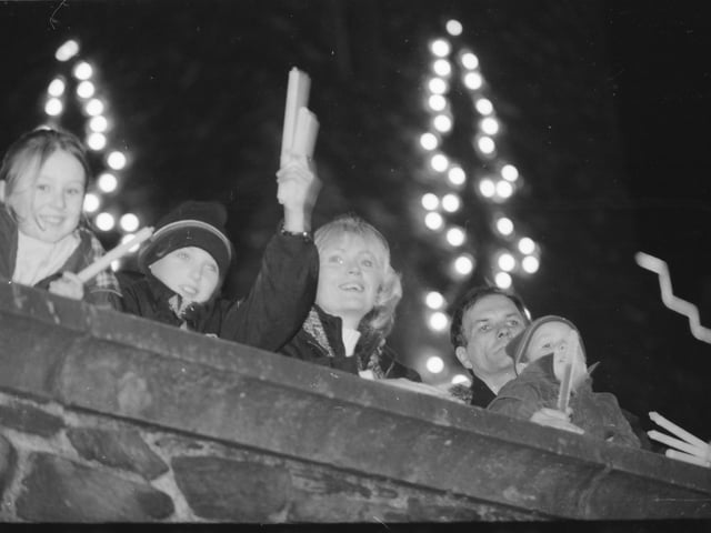 Millennium celebrations in Derry city centre.