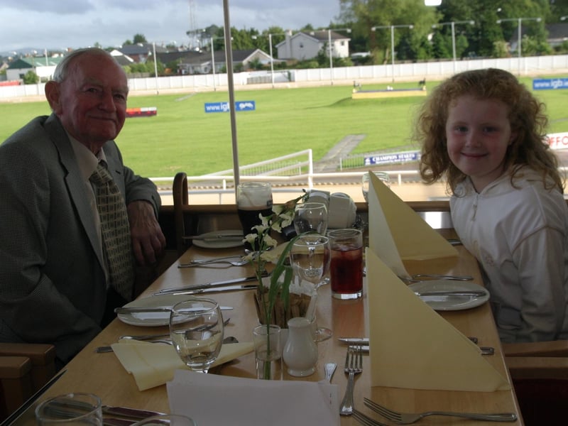 Parties and nights out in July 2004. Lifford Races.