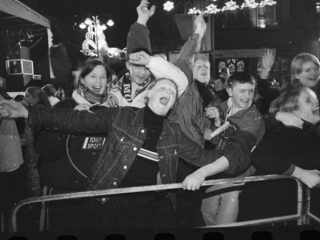 Millennium celebrations in Derry city centre.