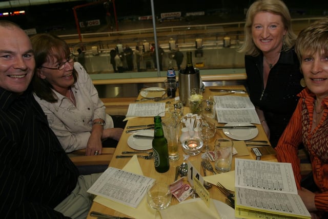Late night at the Lifford races with friends and family.