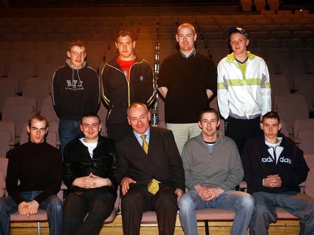 Deputy First Minister Mark Durkan with group back in 2003.