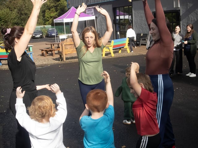 It was outside for dance moves as the sun descends on Tullyally during Sunday's 'Dance Picnic.' : .
