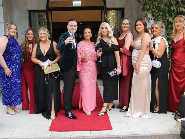 Group pictured at The Nurses Ball, Class of 2026 held in The Everglades Hotel. (Photo - Deirdre Heaney, nwpresspics)