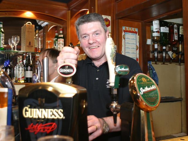 Enjoying a pint in Derry bars 20 years ago in 2003