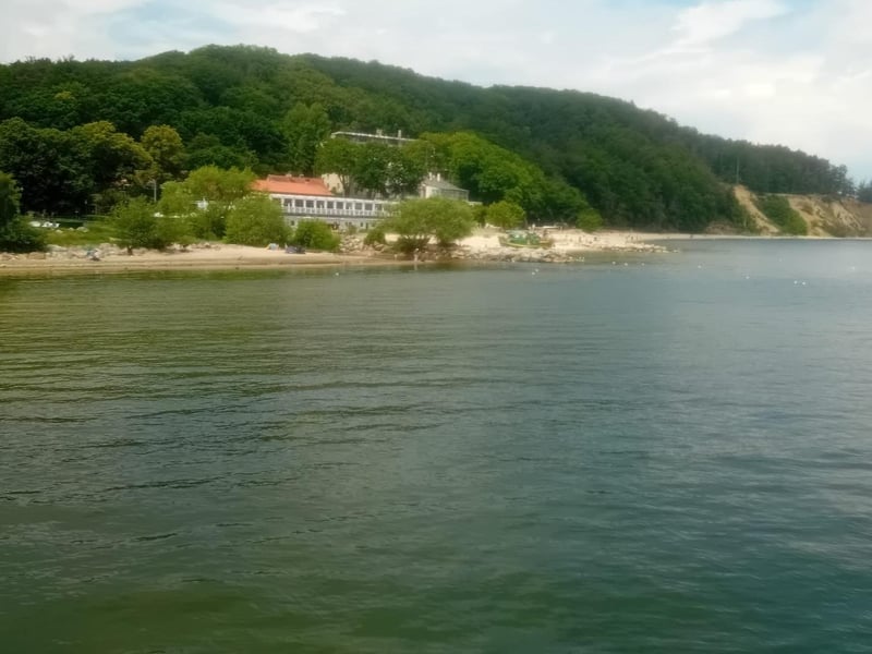 The quaint seaside village of Orlowo.