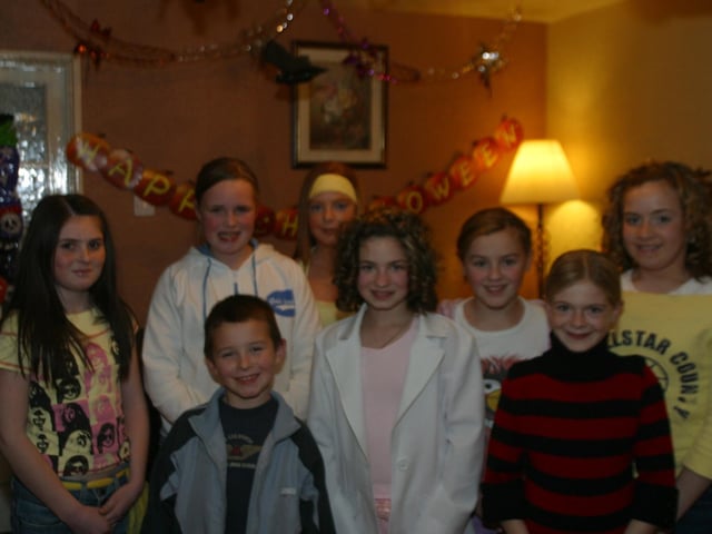 Birthday party for Stacy Rodgers, 20 years ago.