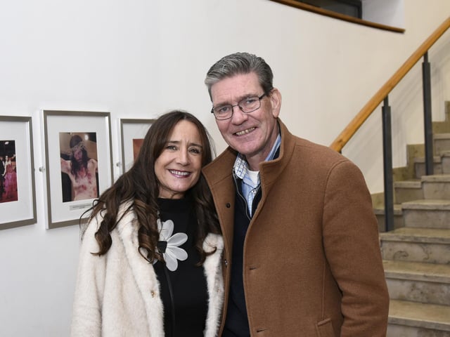 Angela O'Kane and Councillor John Boyle.