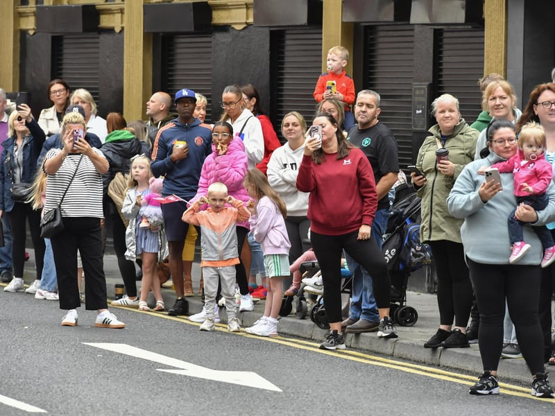 Supporters at the Foyle Cup teams parade. Photo: George Sweeney