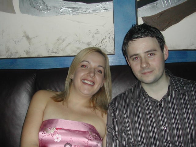Derry people partying in Da Vinci's in November 2003