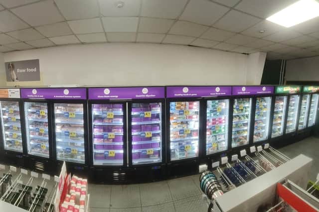 Jollyes' raw food expansion at the Derry store.