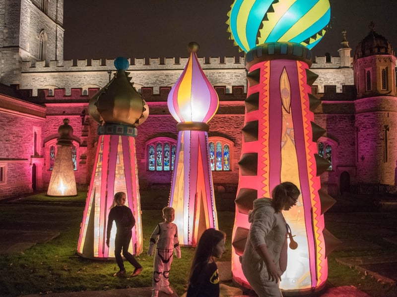 ILLUMINATIONS AT ST. COLUMB’S CATHEDRAL, Cathedral Grounds, Saturday 28th - Monday 30th 6pm - 9pm. A captivating show in the grounds of this historic cathedral. Martin McKeown. Inpresspics.com. 28.10.16
