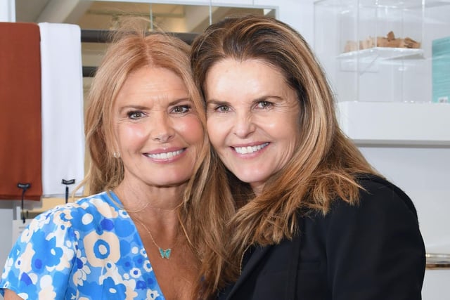American journalist and author Maria Shriver attended author and actress Roma Downey's book launch in Malibu.