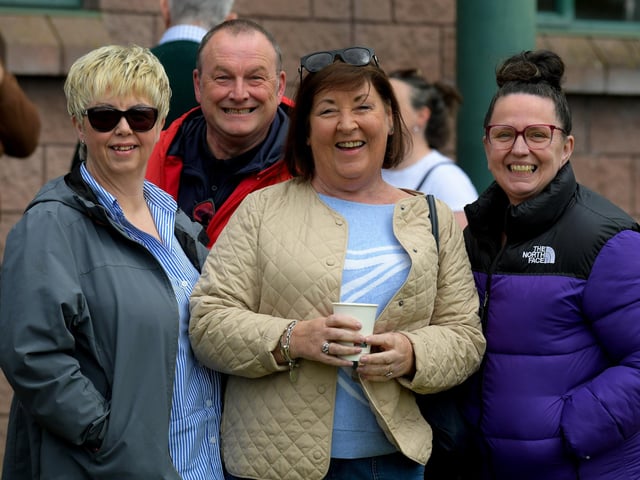 Rugby fans at the Ulster v Connacht game at Judges Road. Photo: George sweeney