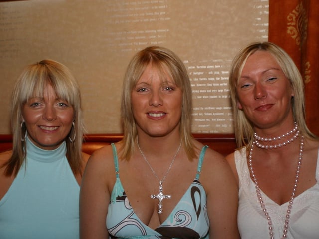 Parties and celebrations in July 2004: Caroline White.
