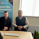 Ala Alsygaly (pictured right) with North West Migrants Forum Communications Officer Conor Sharkey. With the Middle East seemingly on the bring of all-out war, the Yemeni native has been talking about his home country and the impact decades of conflict have had on it.