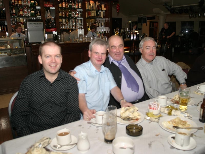 Christmas parties in Derry in December 2003.
