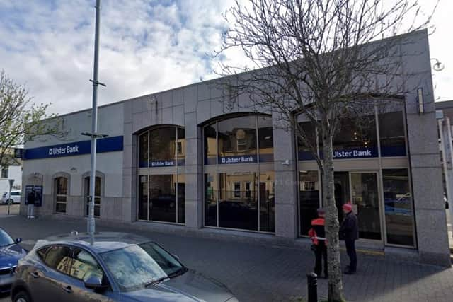 The Ulster Bank branch on Clooney Terrace.