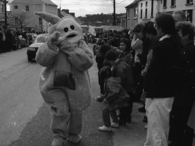 The St. Patrick's Day parade in Moville in 1998.
