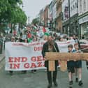 There was large attendance at a march of remembrance to mark the 76th anniversary of the Palestinian Nakba at the weekend.
