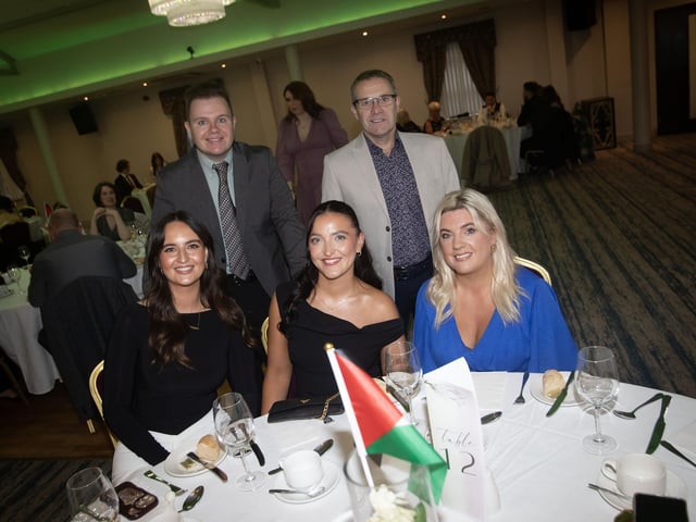 Group pictured at the St. Joseph's Boys School Formal on Friday night. Front from left,  Aiyanah Kirby, Ellie Deane and Seanin Toland. Back from left, Lawrence Doherty and Paul Colhoun. : .