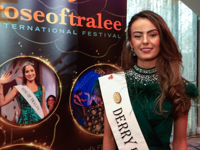 Last year's Derry Rose, Darcy Taylor at the Derry Rose of Tralee selection held in the Everglades Hotel. (Photo - Tom Heaney, nwpresspics)
