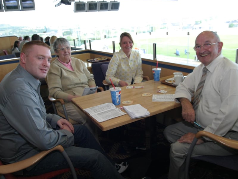 A night out at the Lifford dog track in July 2004.