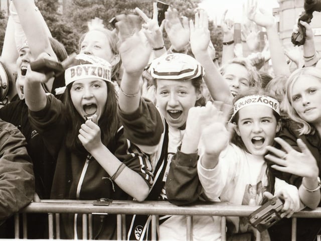 The Boyzone Roadshow in Derry back in July 1995