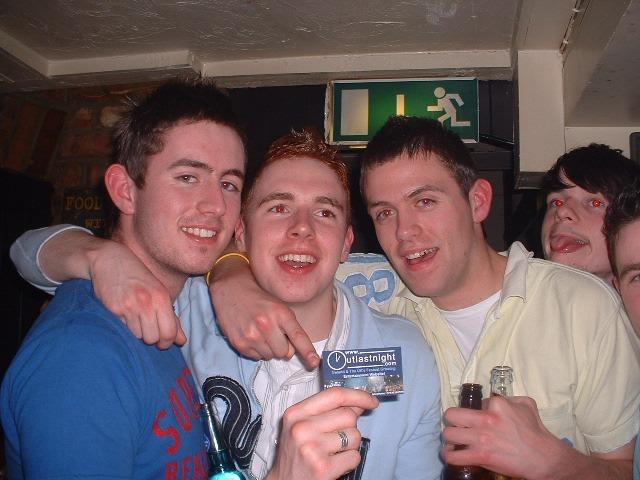 Derry nightlife at its clubs and bars twenty years ago, in April 2005.