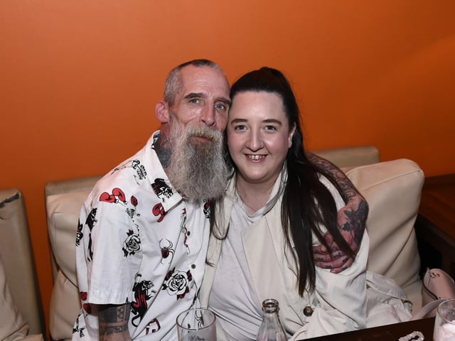 Mark and Tina in the Collon Bar.