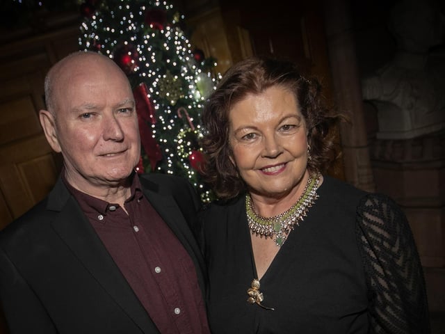 Former Mayor Patricia Logue pictured with her husband James at Friday night's event.