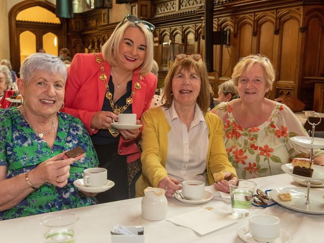 Ladies pictured at the Mayor's Tea Dance.