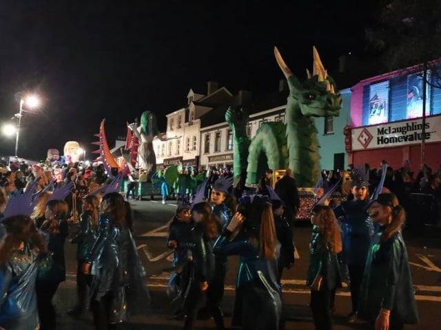 The stunning Carndonagh Halloween parade on Sunday night was a huge success.