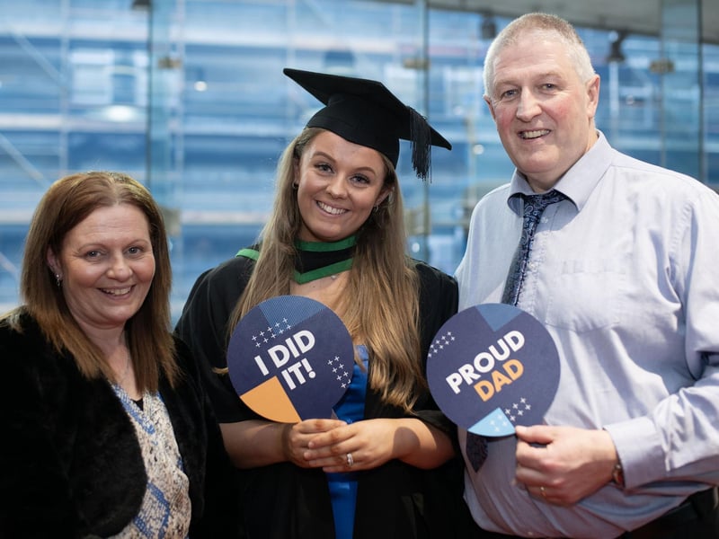 Winter graduations in Derry.