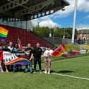 Foyle Pride Festival launched its Pride in Sport Programme on Monday in the Ryan McBride Brandywell Stadium.