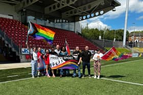 Foyle Pride Festival launched its Pride in Sport Programme on Monday in the Ryan McBride Brandywell Stadium.