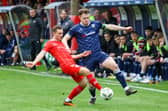 Cameron McJannet gets forward for Derry City during Monday's scoreless draw with Shelbourne.
