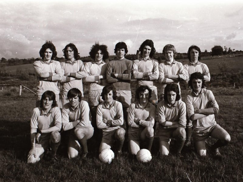 Footballers back in 1975.