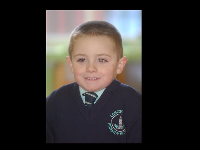 Callum Nash. (0701PG02):Young people from Longtower Primary School pictured in January 2004